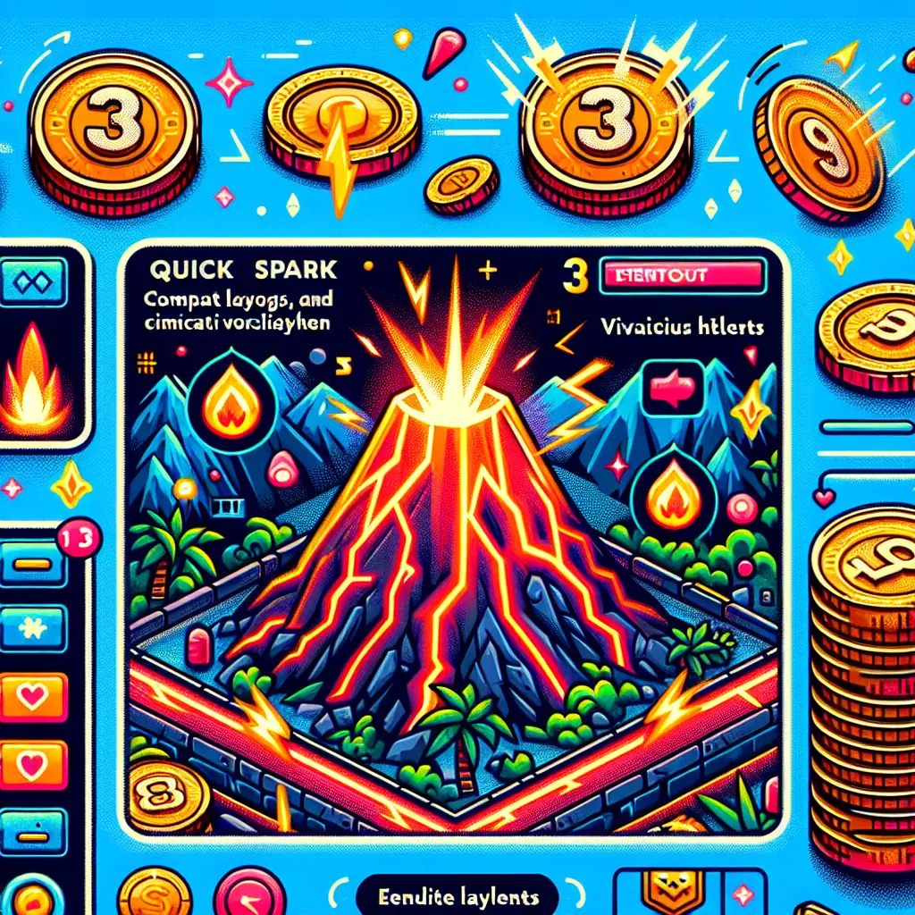 3 Coin Volcanoes slot game