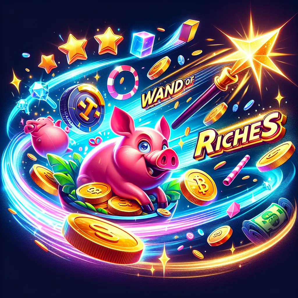 Piggy Prizes Wand of Riches slot game